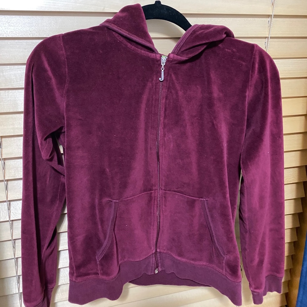 burgundy juicy couture jacket